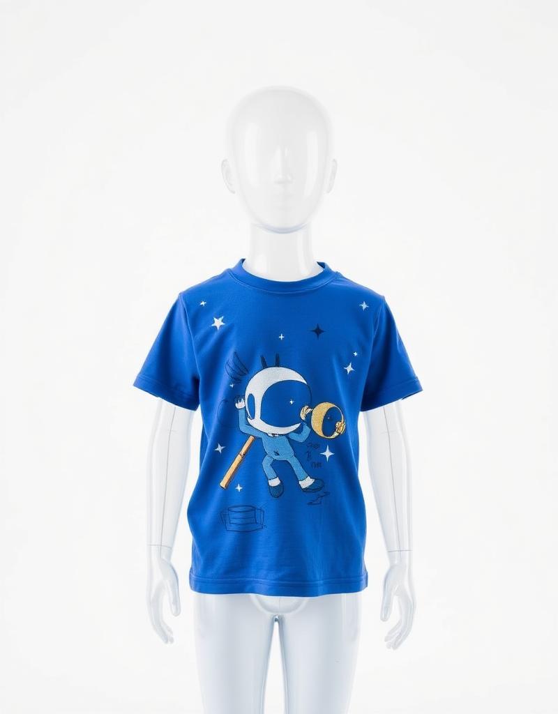 Boys Blue Graphic T-Shirt