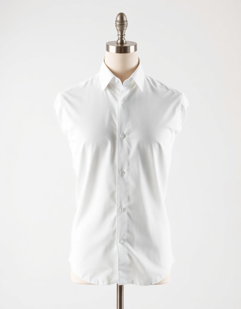 Crisp White Formal Shirt